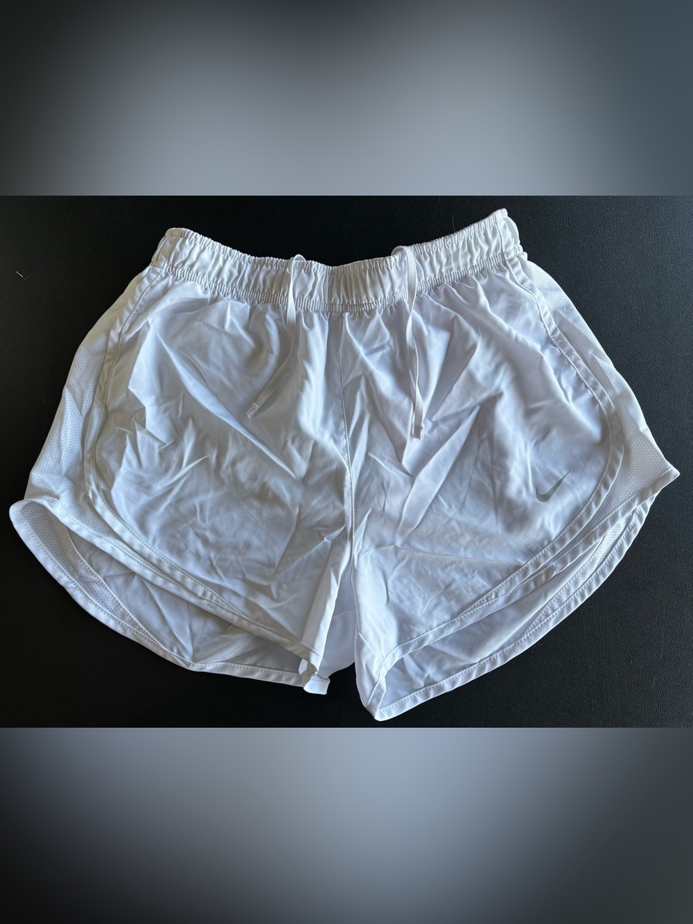 Nike White Women's Athletic Running Shorts